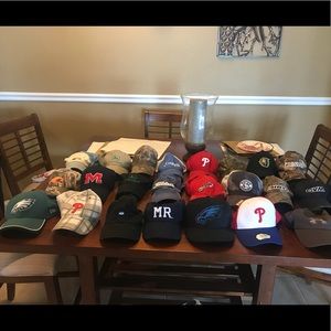 23 ball cap lot hats new and used